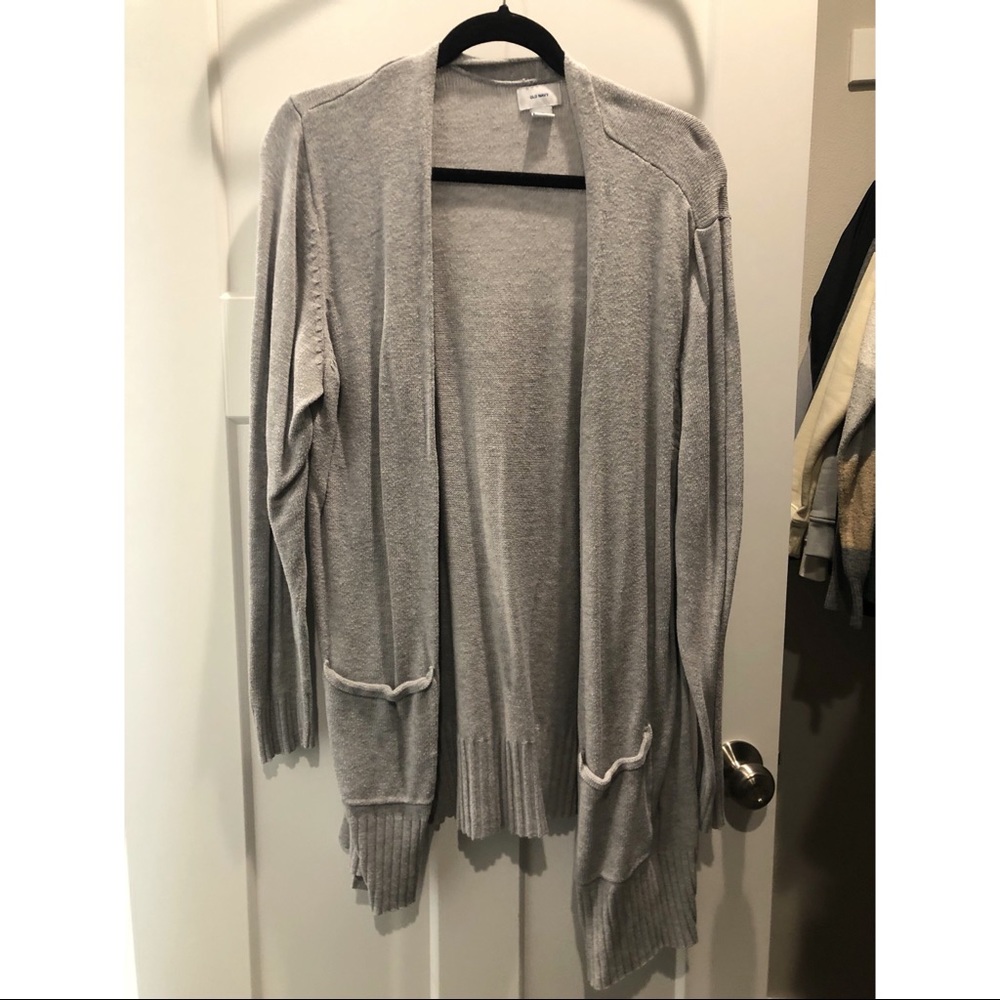 Grey cardigan from Old Navy